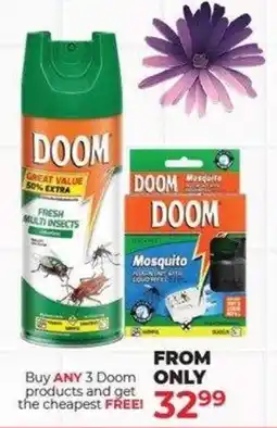 Dis-Chem Doom products offer