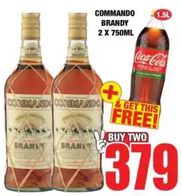 Boxer COMMANDO BRANDY 2 X 750ML offer
