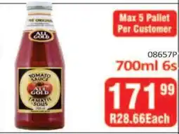 KitKat Cash and Carry ALL GOLD Tomato Sauce offer