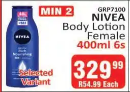 KitKat Cash and Carry NIVEA Body Lotion Female 400ml 6s offer