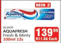 KitKat Cash and Carry AQUAFRESH Fresh & Minty offer