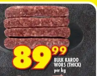 Shoprite BULK KAROO WORS (THICK) offer