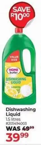 Dis-Chem Home Butler Dishwashing Liquid offer