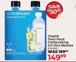 Dis-Chem Sodastream Classic Twin Pack Carbonating offer