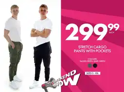Save Hyper Stretch Cargo Pants With Pockets offer