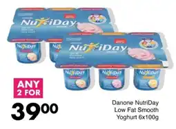 Save Hyper Danone NutriDay Low Fat Smooth Yoghurt offer