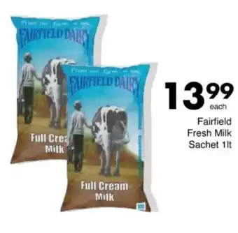 Save Hyper Fairfield Fresh Milk Sachet offer