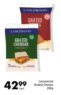 Save Hyper Lancewood Grated Cheese offer