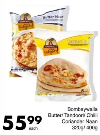 Save Hyper Bombaywalla Butter/ Tandoori/ Chilli Coriander Naan offer