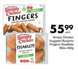 Save Hyper Simply Chicken Nuggets/ Burgers/ Fingers/ Steaklets Bites offer