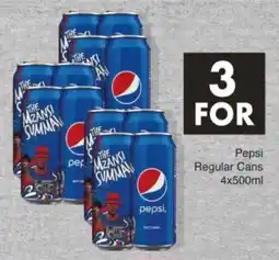 Save Hyper Pepsi Regular Cans offer