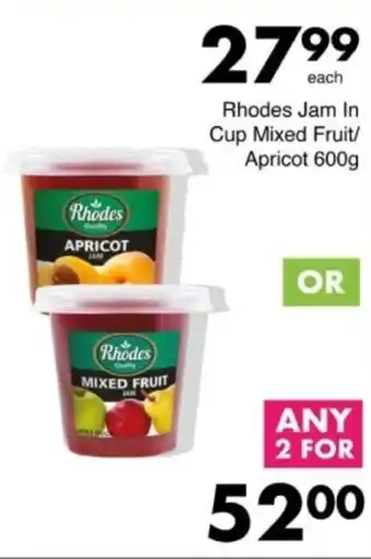 Save Hyper Rhodes Jam In Cup Mixed Fruit/ Apricot offer