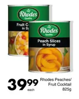 Save Hyper Rhodes Peaches/ Fruit Cocktail offer