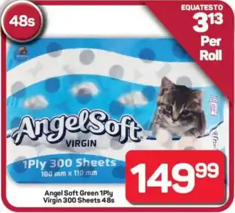 Pick n Pay Hypermarket Angel Soft Green 1Ply Virgin 300 Sheets offer