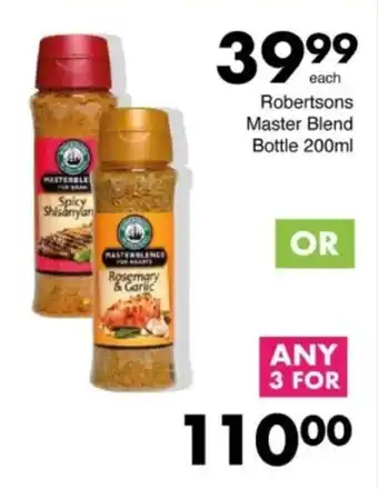 Save Hyper Robertsons Master Blend Bottle offer