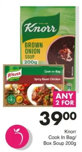 Save Hyper Knorr Cook In Bag/ Box Soup offer