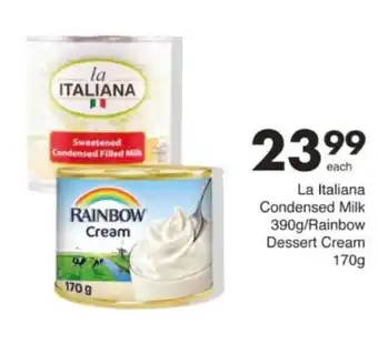 Save Hyper La Italiana Condensed Milk/ Rainbow Dessert Cream offer