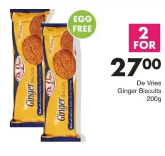 Save Hyper De Vries Ginger Biscuits offer