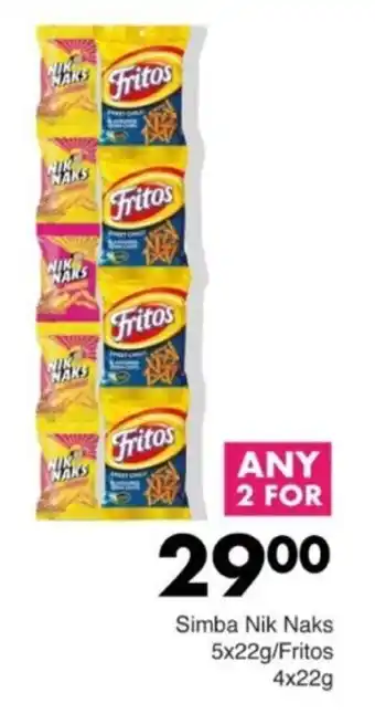 Save Hyper Simba Nik Naks/ Fritos offer