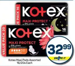 Pick n Pay Kotex Maxi Pads Assorted offer