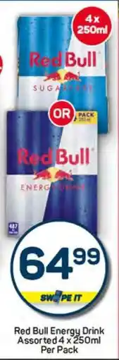 Pick n Pay Red Bull Energy Drink Assorted-4 x 250ml offer