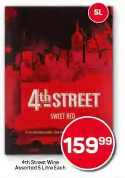 Pick n Pay 4th Street Wine Assorted 5 Litre Each offer