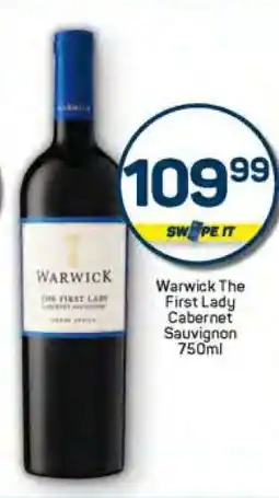 Pick n Pay Warwick The First Lady Cabernet Sauvignon 750ml offer