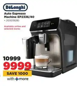 HiFi Corp DeLonghi Auto Espresso Machine EP2336/40 offer