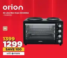 HiFi Corp orion 30 Litre Mini Oven OCO30SA offer