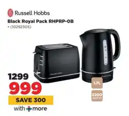 HiFi Corp Russell Hobbs Black Royal Pack RHPRP-0B offer