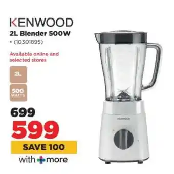 HiFi Corp KENWOOD 2L Blender 500W offer