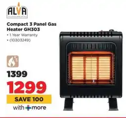 HiFi Corp Compact 3 Panel Gas Heater GH303 offer
