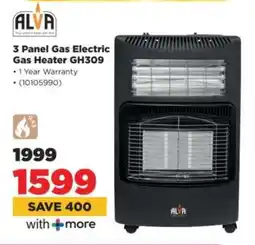 HiFi Corp 3 Panel Gas Electric Gas Heater GH309 offer