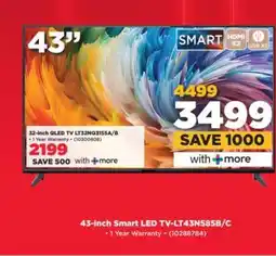 HiFi Corp 43-inch Smart LED TV-LT43N585B/C offer