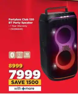 HiFi Corp Partybox Club 120 BT Party Speaker offer