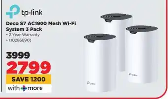 HiFi Corp tp-link Deco S7 AC1900 Mesh Wi-Fi System 3 Pack offer