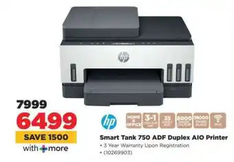 HiFi Corp Smart Tank 750 ADF Duplex AIO Printer offer