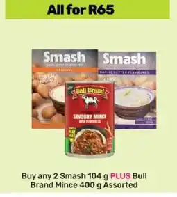 Game Smash & Bull Brand Mince Combo offer