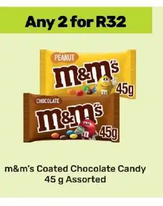 Game m&m's Coated Chocolate Candy 45 g Assorted offer
