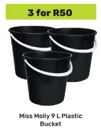 Game Miss Molly 9 L Plastic Bucket offer