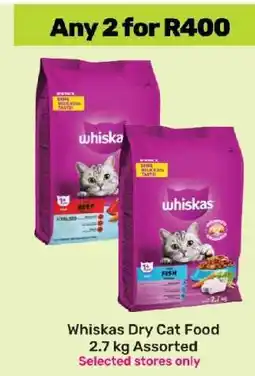 Game Whiskas Dry Cat Food 2.7 kg Assorted offer
