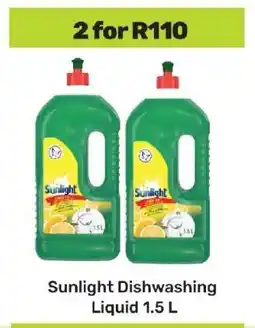 Game Sunlight Dishwashing Liquid 1.5 L offer