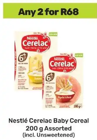 Game Nestlé Cerelac Baby Cereal 200 g Assorted offer