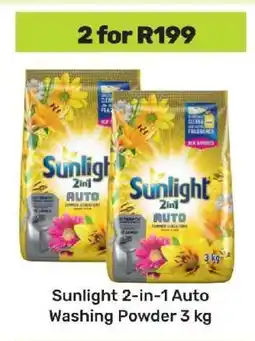 Game Sunlight 2-in-1 Auto Washing Powder 3 kg offer