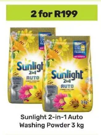 Game Sunlight 2-in-1 Auto Washing Powder 3 kg offer