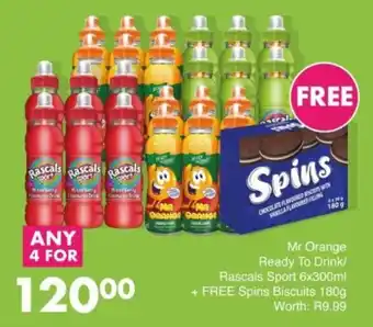 Save Hyper Mr Orange Ready To Drink/ Rascals Sport offer
