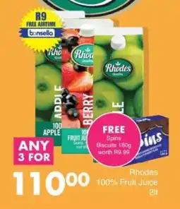 Save Hyper Rhodes 100% Fruit Juice offer