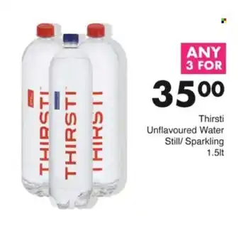 Save Hyper Thirsti Unflavoured Water Still/ Sparkling offer