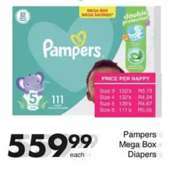 Save Hyper Pampers Mega Box Diapers offer