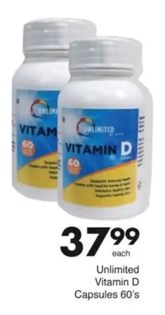Save Hyper Unlimited Vitamin D Capsules offer